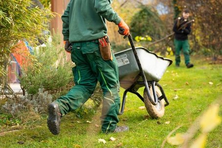 men working in lawn care